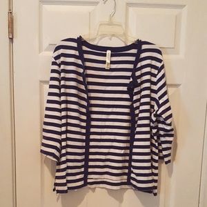 ❄SALE 40% OFF❄White Stag Striped Sweater